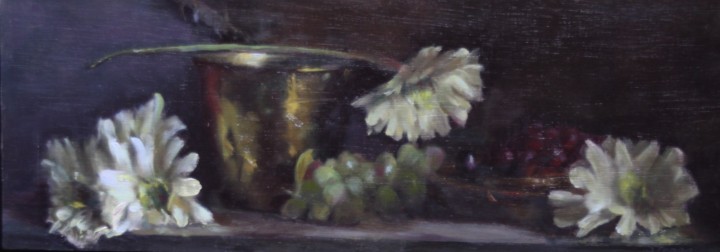 Brass, Grapes, and Flowers