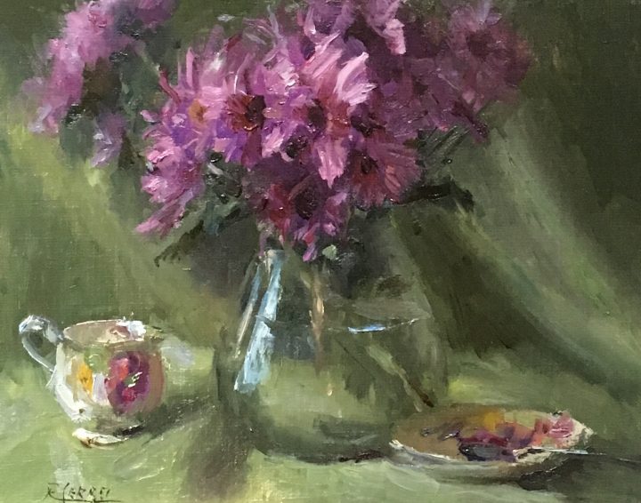 Tea Cup and Flowers