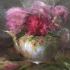 PEONIES WITH TEAPOT